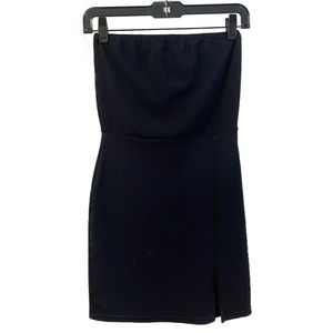 Navy body con dress